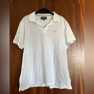 Barbour Men's Classic White Polo Shirt